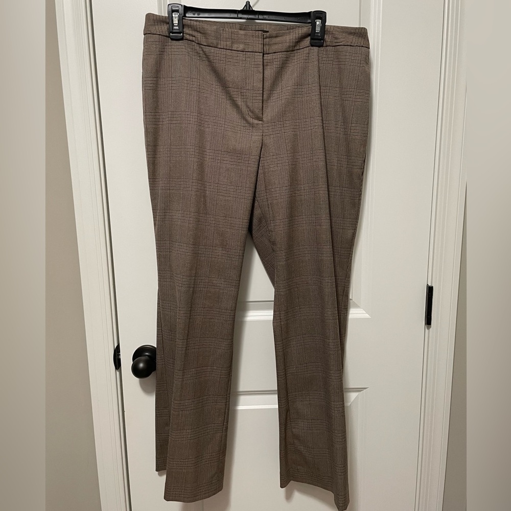 Talbots Brown Striped Slacks